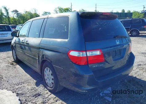 2006 Honda Odyssey Lx из США, поврежденный, VIN 5FNRL38226B079736